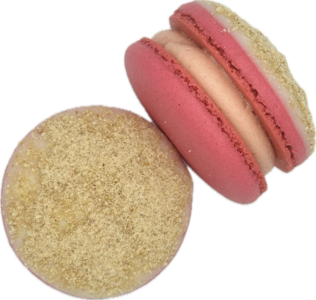 strawberry cheesecake macaron